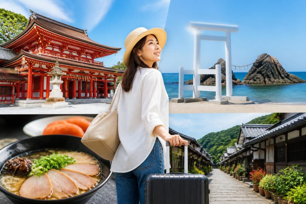 福岡発の電車で行く1泊2日の旅行先はどこ?